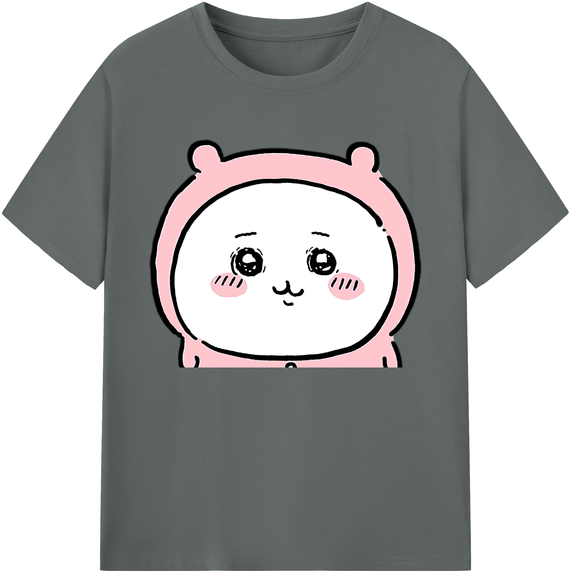 （画像用） ちいかわ ちいかわ Chii-kawa chiikawa 綿100％ メンズ半袖Tシャツ｜肌触りやわらか＆通気性